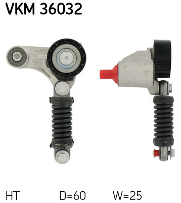 SKF Spannrolle, Keilrippenriemen